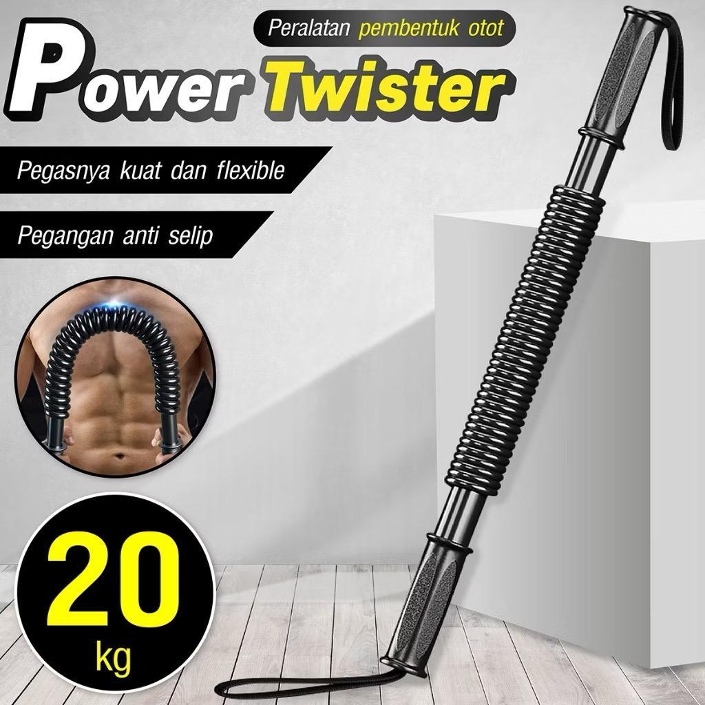 POTENCE Power Twister 20Kg 30Kg 40Kg 50Kg Alat Olahraga Fitness Pembentuk Otot Lengan Bahu Dada