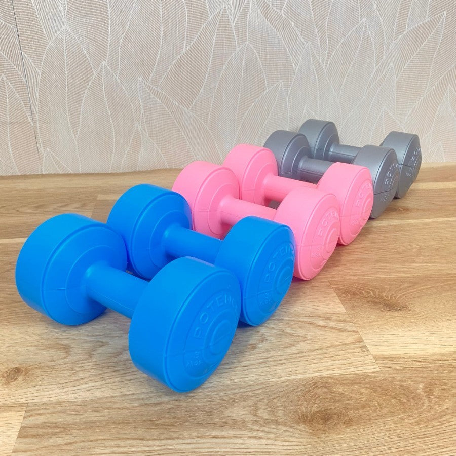 POTENCE BARBEL 2KG / DUMBELL 2KG / DUMBEL PLASTIK 2 KG