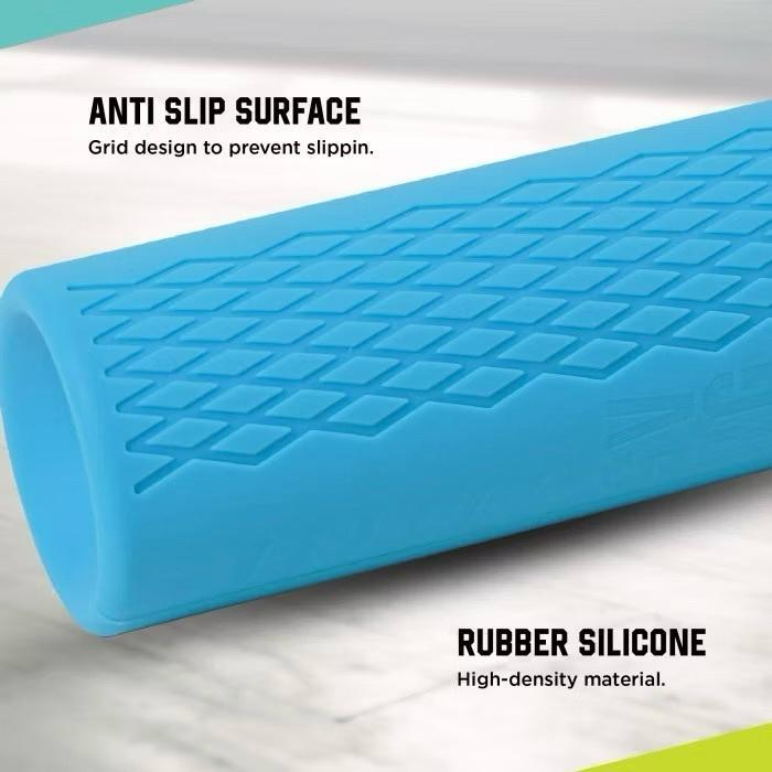 POTENCE Fat Gripz Dumbell Grip Barbell Grips Barbell Silicone Hand Grip Bar Dumbbell Curved Bar Grip Barbel Bahan Silikon Anti Slip Untuk Angkat Beban / Fat Grip Dumbell