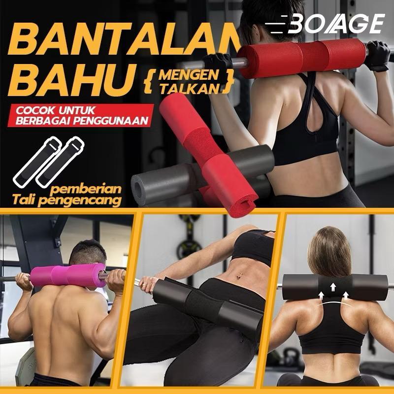 POTENCE Hip Thrust Pad/Barbell Foam/Barbell Pad/Hip Thrust Foam/Squat Pad/BARBEL PAD WITH STRAPS | BANTALAN BARBEL UNTUK OLAHRAGA