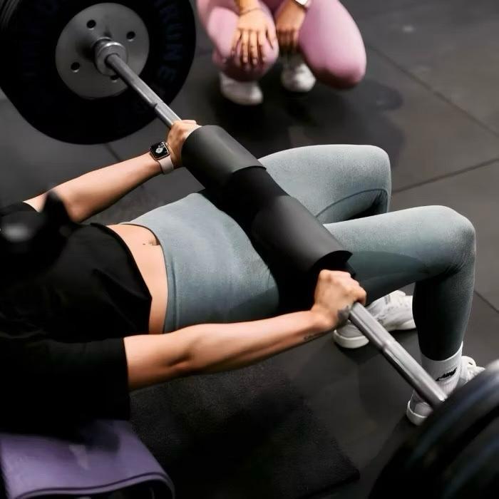 POTENCE Hip Thrust Pad/Barbell Foam/Barbell Pad/Hip Thrust Foam/Squat Pad/BARBEL PAD WITH STRAPS | BANTALAN BARBEL UNTUK OLAHRAGA