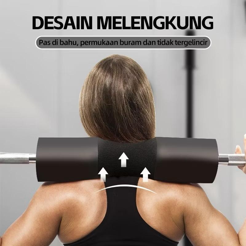 POTENCE Hip Thrust Pad/Barbell Foam/Barbell Pad/Hip Thrust Foam/Squat Pad/BARBEL PAD WITH STRAPS | BANTALAN BARBEL UNTUK OLAHRAGA