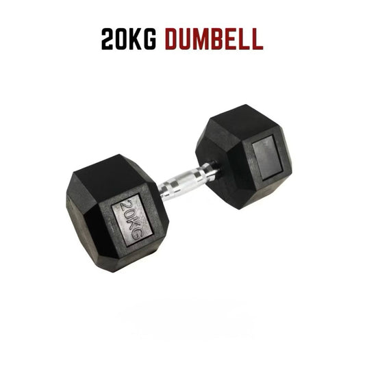 POTENCE DUMBELL HEXAGONAL 20 KG DUMBEL DUMBBELL BARBEL HEXAGONAL 20KG BESI BARBEL