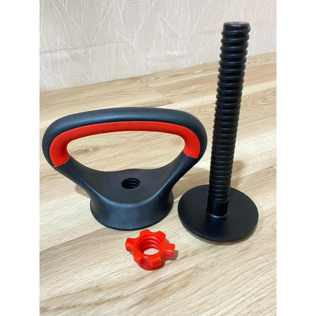 POTENCE Kettlebell Handle Set Alat Angkat Beban / Dumbbell Set Kettlebell Handle Alat Angkat Beban Barbel PVC