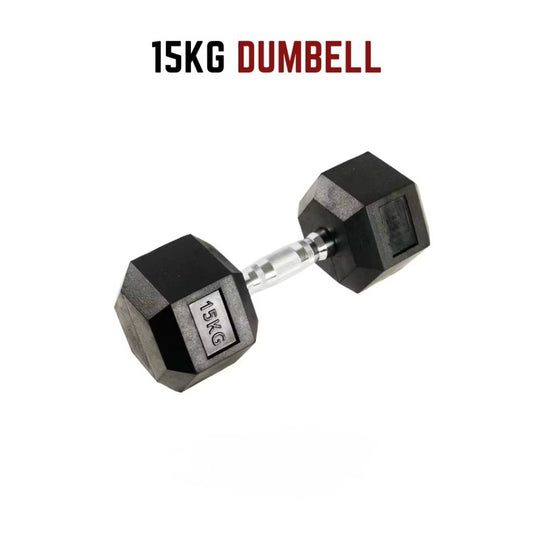 POTENCE DUMBELL HEXAGONAL 15KG DUMBEL DUMBBELL BARBEL HEXAGONAL 15 KG BARBEL BESI