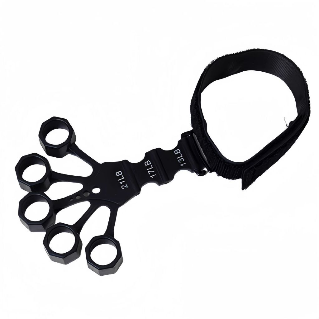 POTENCE Finger Trainer / Finger Flexibility Training / Finger Exerciser / Hand Grip Strengthener / Finger Gripper Weight Resistance Band / Alat Olahraga Tangan