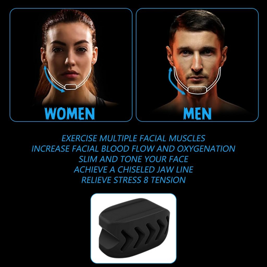 ILAMVIE Alat Latihan Rahang Silicone Jaw Trainer Mastic Ball 2 PCS - LV-32