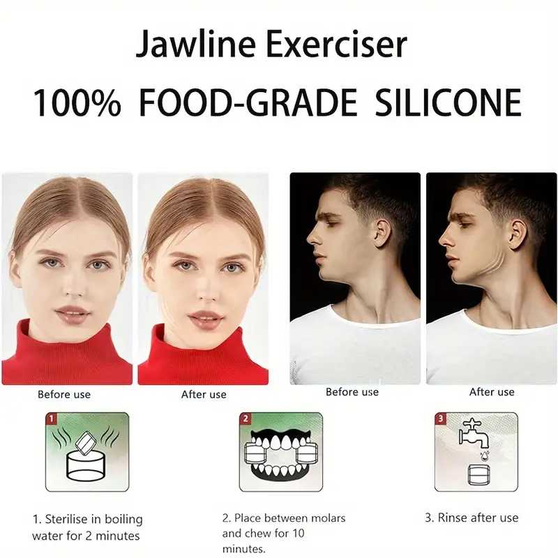 ILAMVIE Alat Latihan Rahang Silicone Jaw Trainer Mastic Ball - LV-6