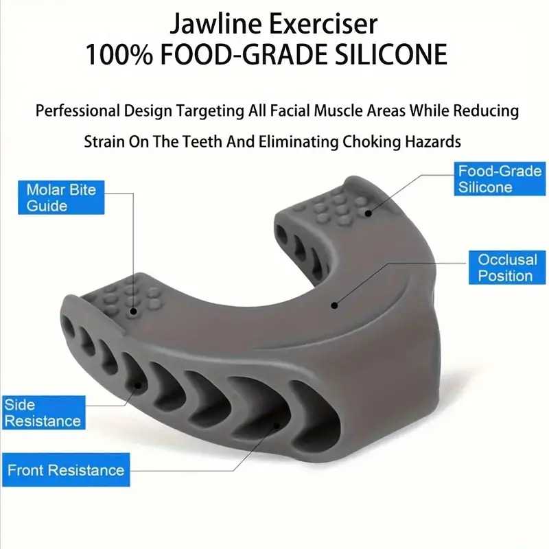 ILAMVIE Alat Latihan Rahang Silicone Jaw Trainer Mastic Ball - LV-6