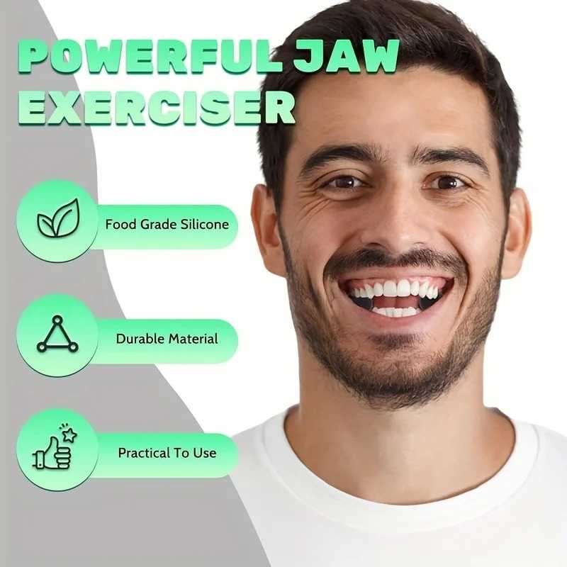 ILAMVIE Alat Latihan Rahang Silicone Jaw Trainer Mastic Ball - LV-6
