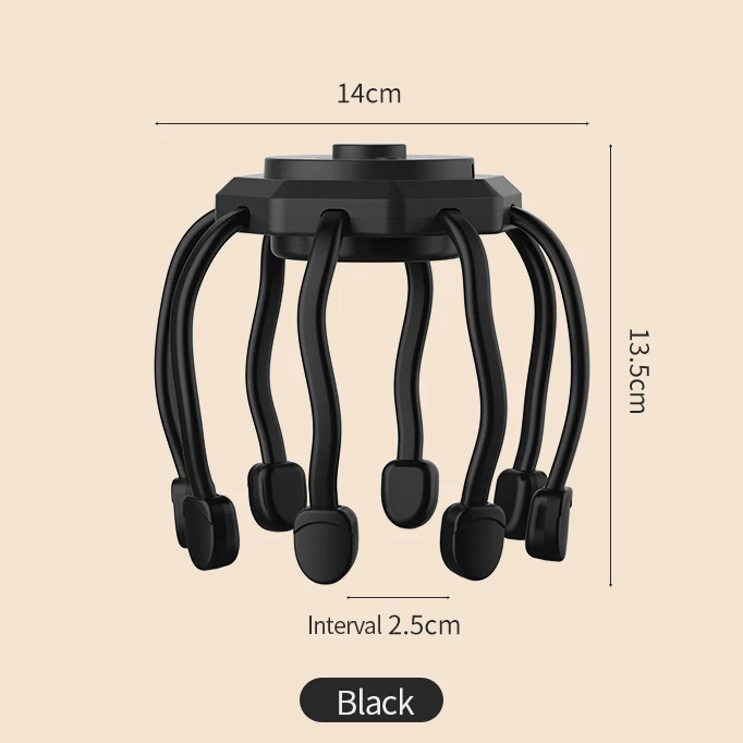 IMONE Alat Pijat Getar Kepala Elektrik Octopus Head Massager Vibration - LM-08
