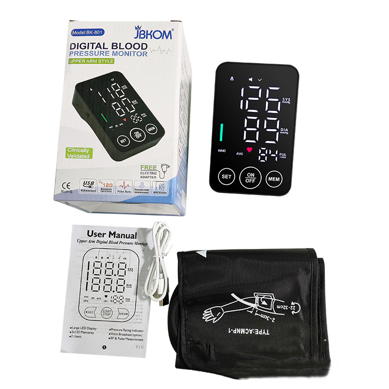 JBKOM Tensimeter Digital Pengukur Tekanan Darah Akurasi Tinggi - BK-801