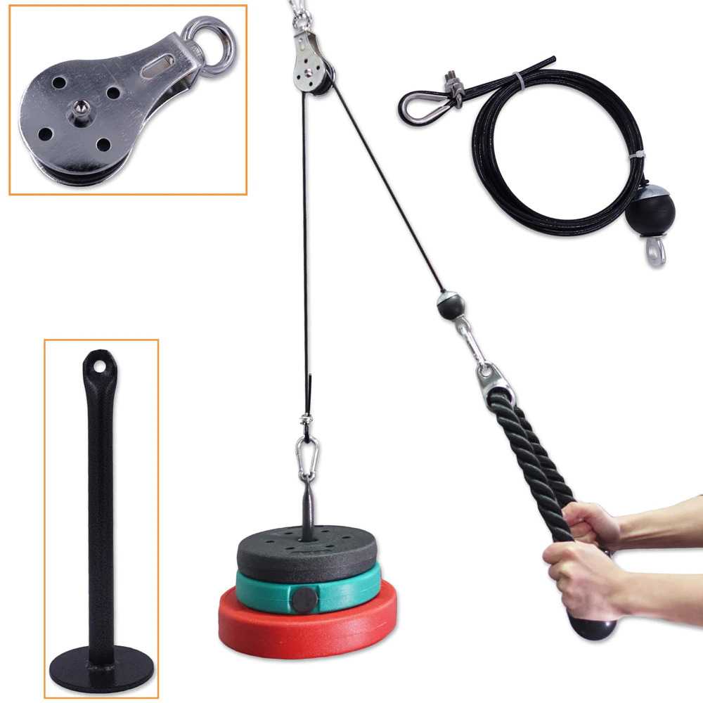 JBryant Katrol Fitness Gym Pulley Cable Machine Arm Bicep 2M - J3114