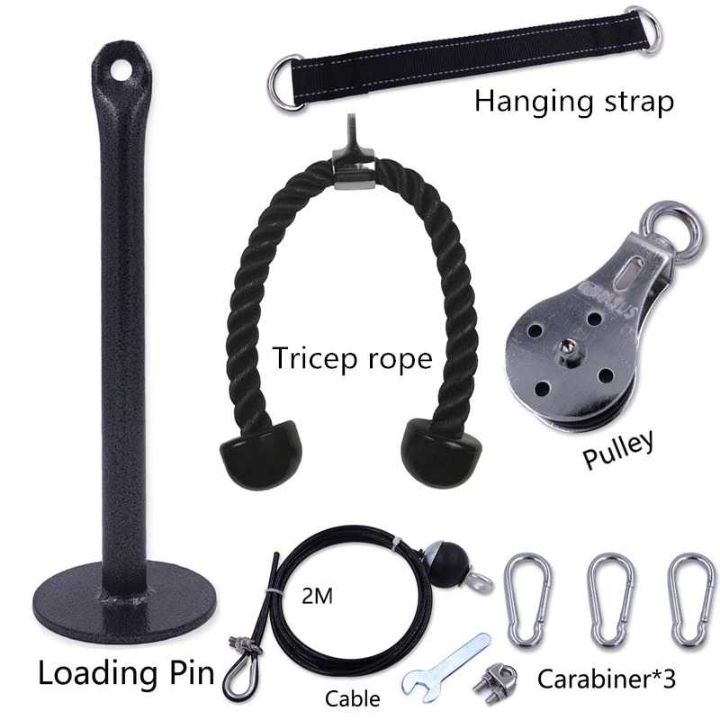 JBryant Katrol Fitness Gym Pulley Cable Machine Arm Bicep 2M - J3114