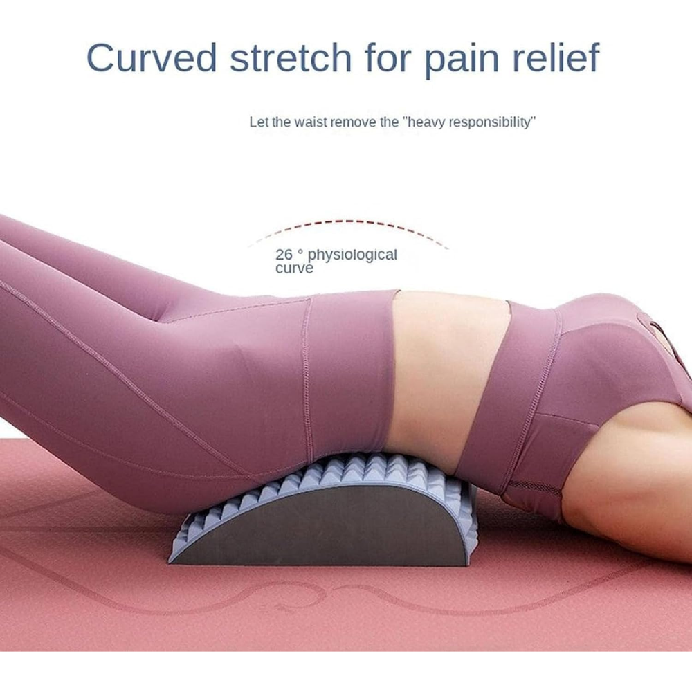 Jesshiny Alat Pilates Yoga Foam Back Waist Stretcher Lumbar Relaxer - JS053