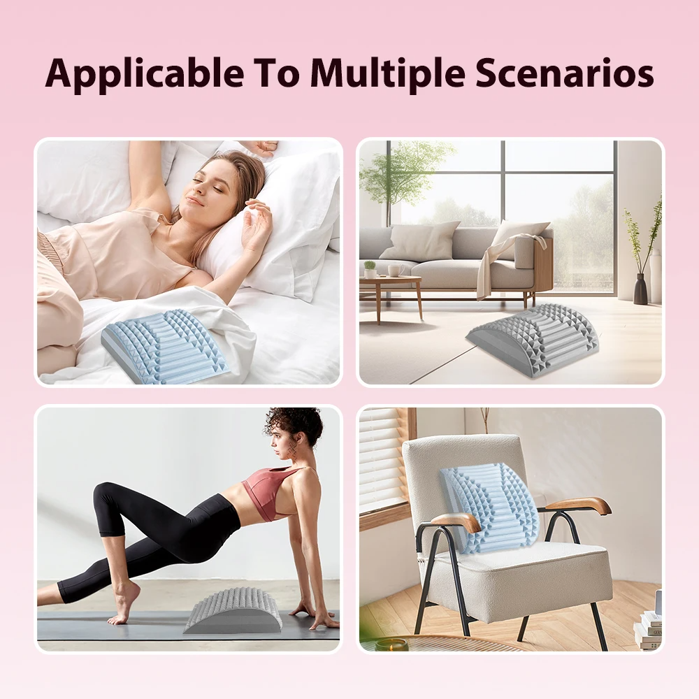 Jesshiny Alat Pilates Yoga Foam Back Waist Stretcher Lumbar Relaxer - JS053