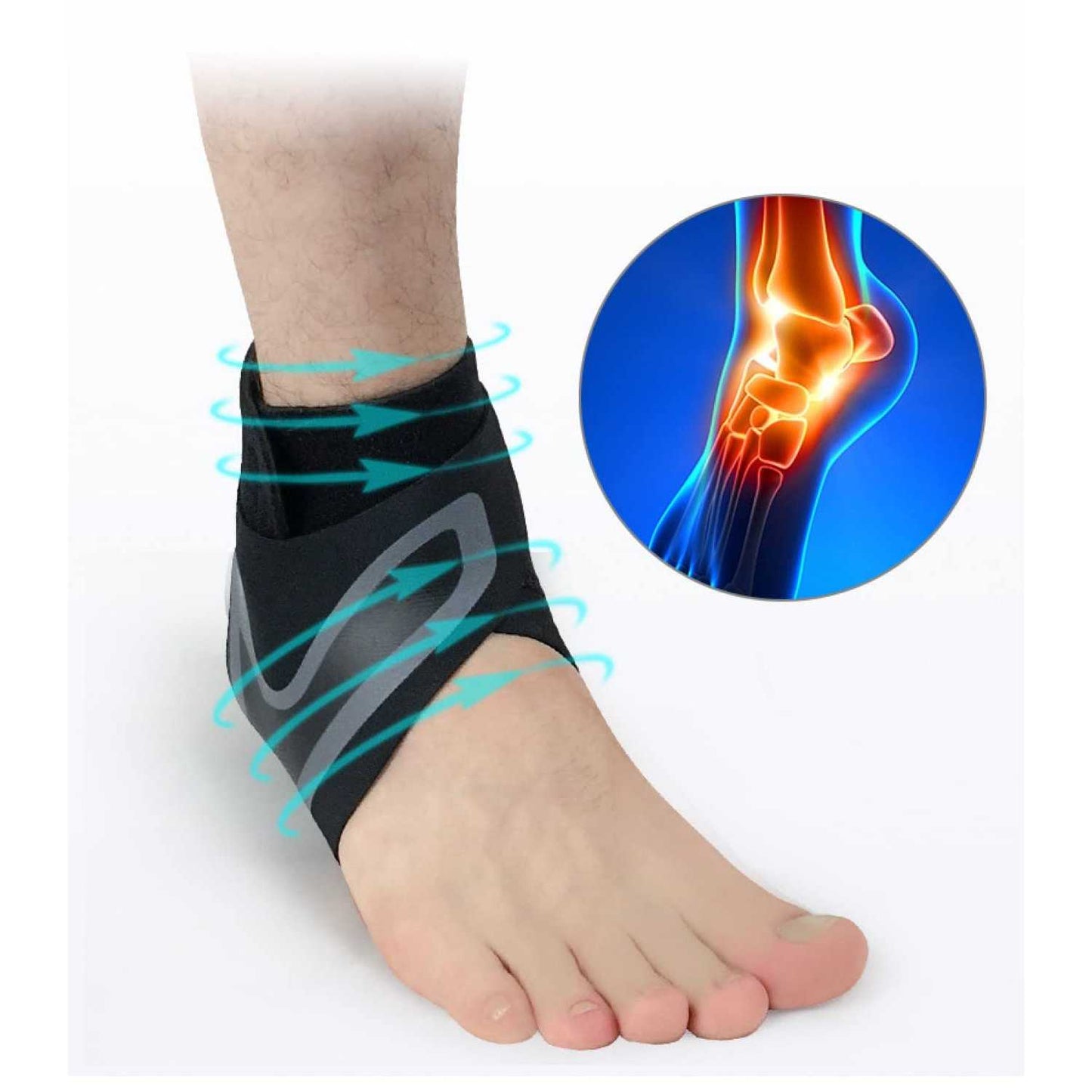 JINGBU Penyangga Pergelangan Kaki Ankle Protector Left Foot 1 PCS - J-L
