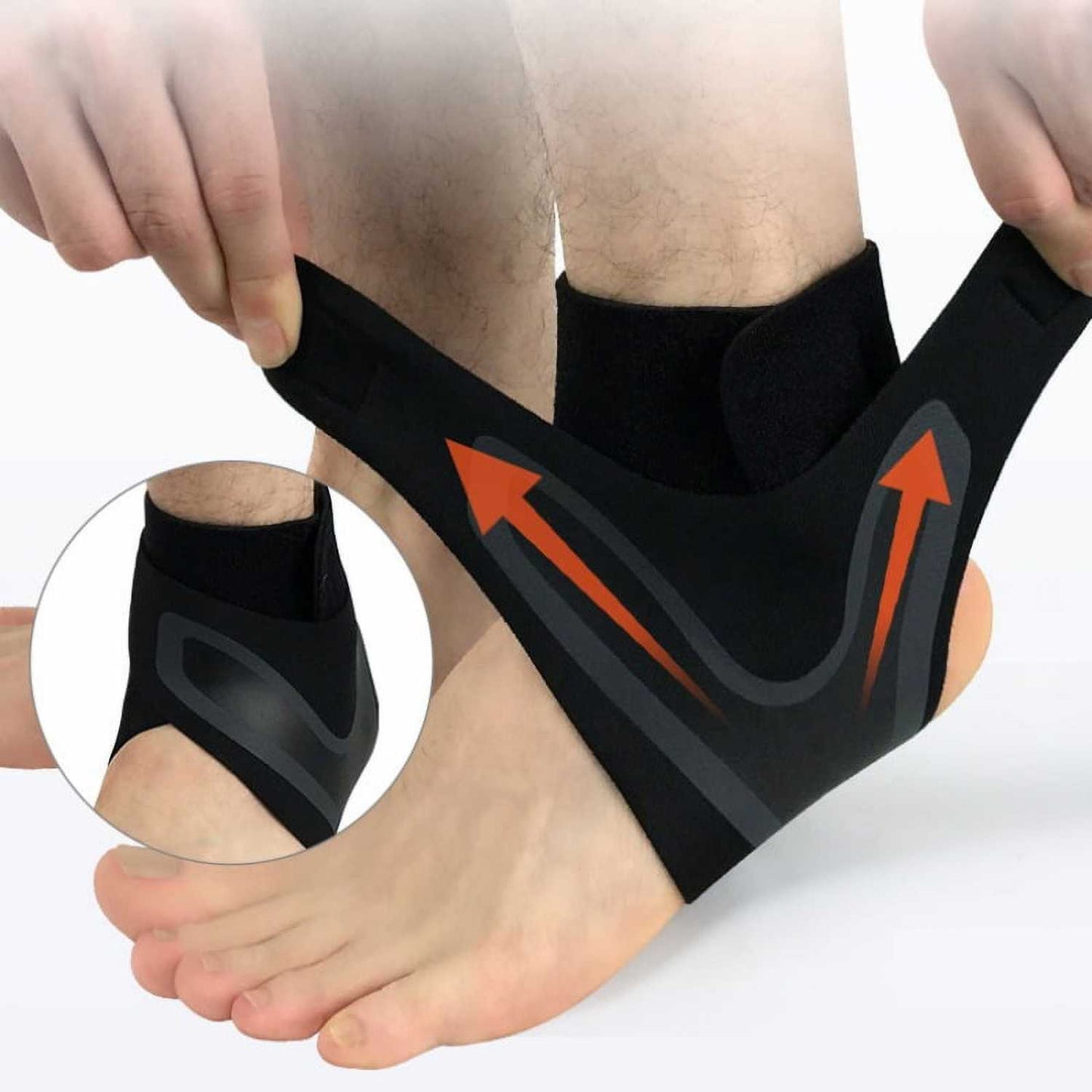 JINGBU Penyangga Pergelangan Kaki Ankle Protector Left Foot 1 PCS - J-L