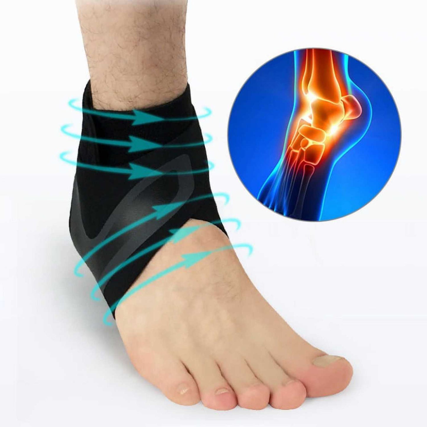 JINGBU Penyangga Pergelangan Kaki Ankle Protector Right Foot 1 PCS - J-R