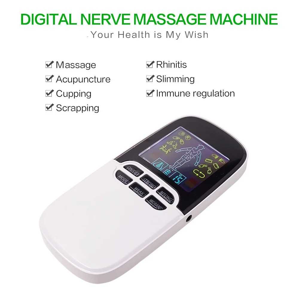 JINGYAO Alat Pijat Elektrik Akupuntur Tempel TENS EMS 8 Mode 8 Pad - JY-A818