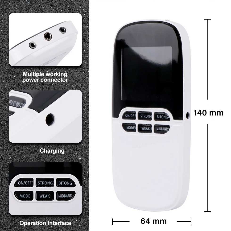 JINGYAO Alat Pijat Elektrik Akupuntur Tempel TENS EMS 8 Mode 8 Pad - JY-A818