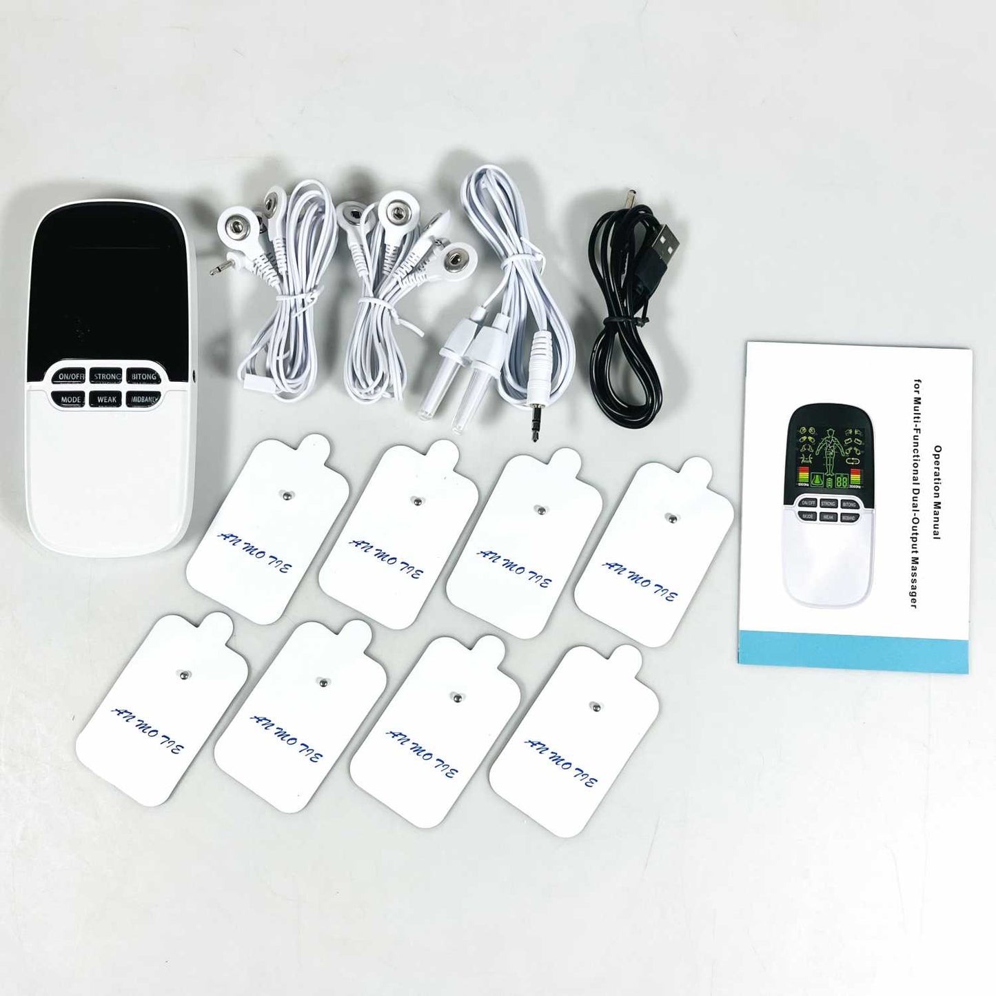 JINGYAO Alat Pijat Elektrik Akupuntur Tempel TENS EMS 8 Mode 8 Pad - JY-A818