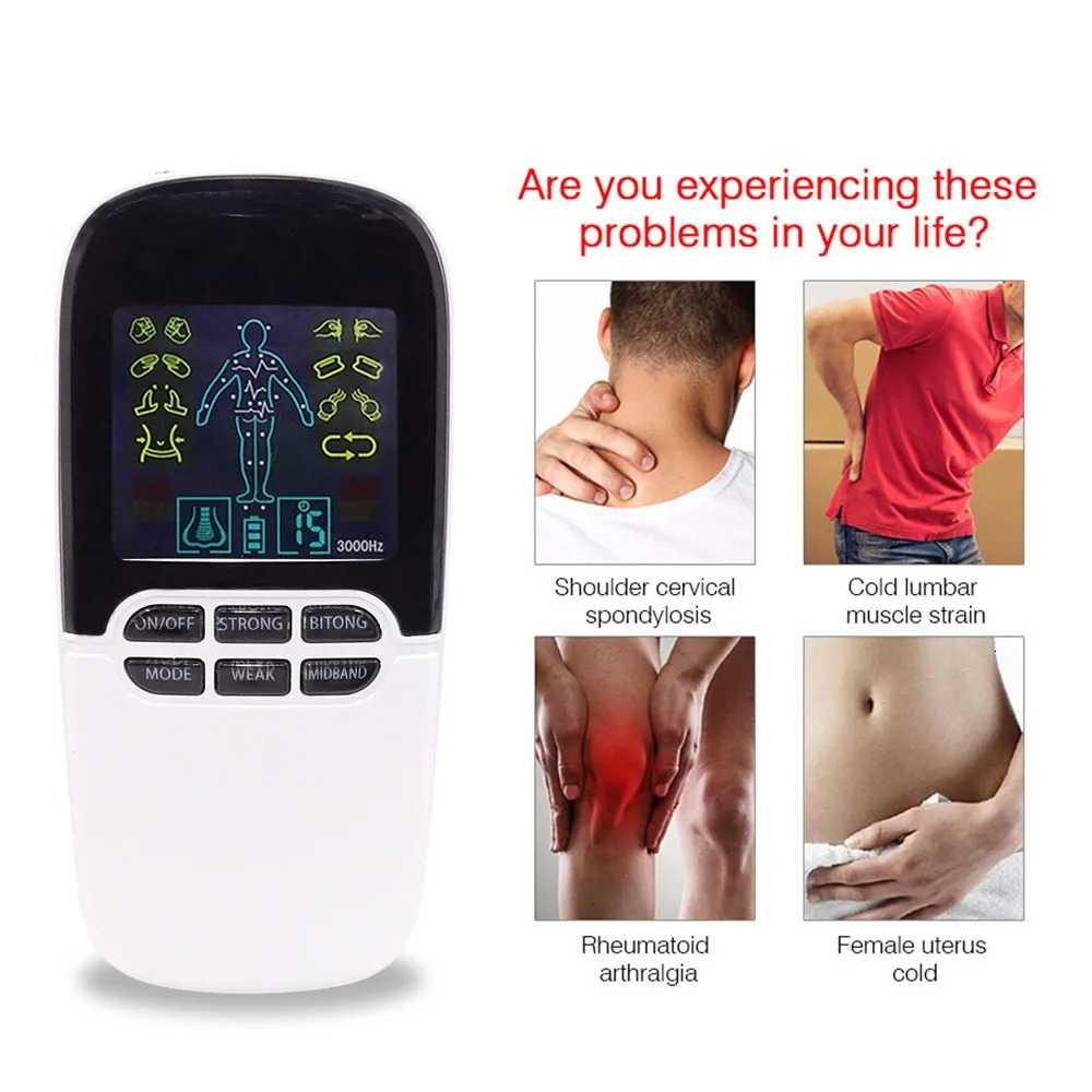 JINGYAO Alat Pijat Elektrik Akupuntur Tempel TENS EMS 8 Mode 8 Pad - JY-A818