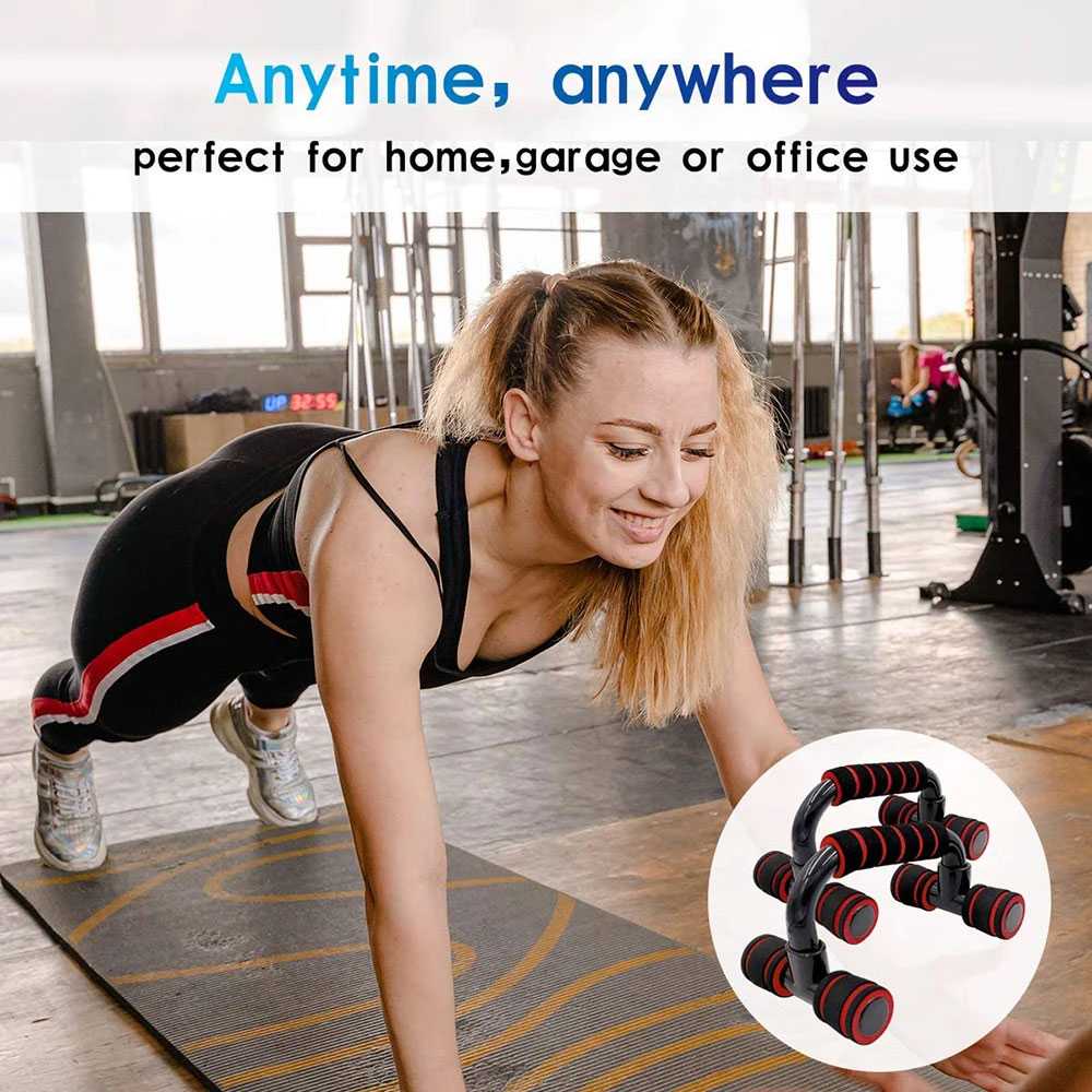JOJO Alat Bantu Push Up Handle Fitness Bar Stands 1 Pair - J946