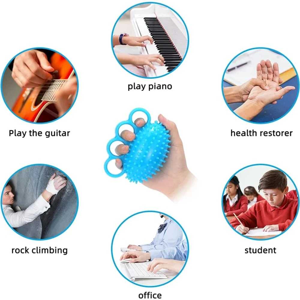 JOMJ Bola Training 4 Finger Hand Grip Strength Stress Ball - JO4