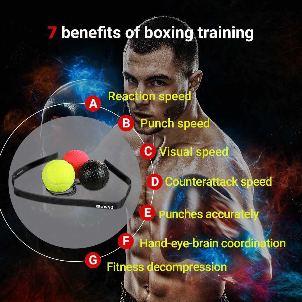 Jusenda Punching Reflex Ball Samsak Tinju Speed Punching - DS212