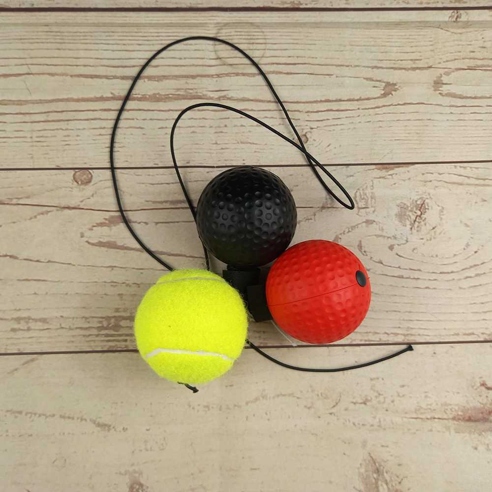 Jusenda Punching Reflex Ball Samsak Tinju Boxing Speed Training 3 PCS - DS212