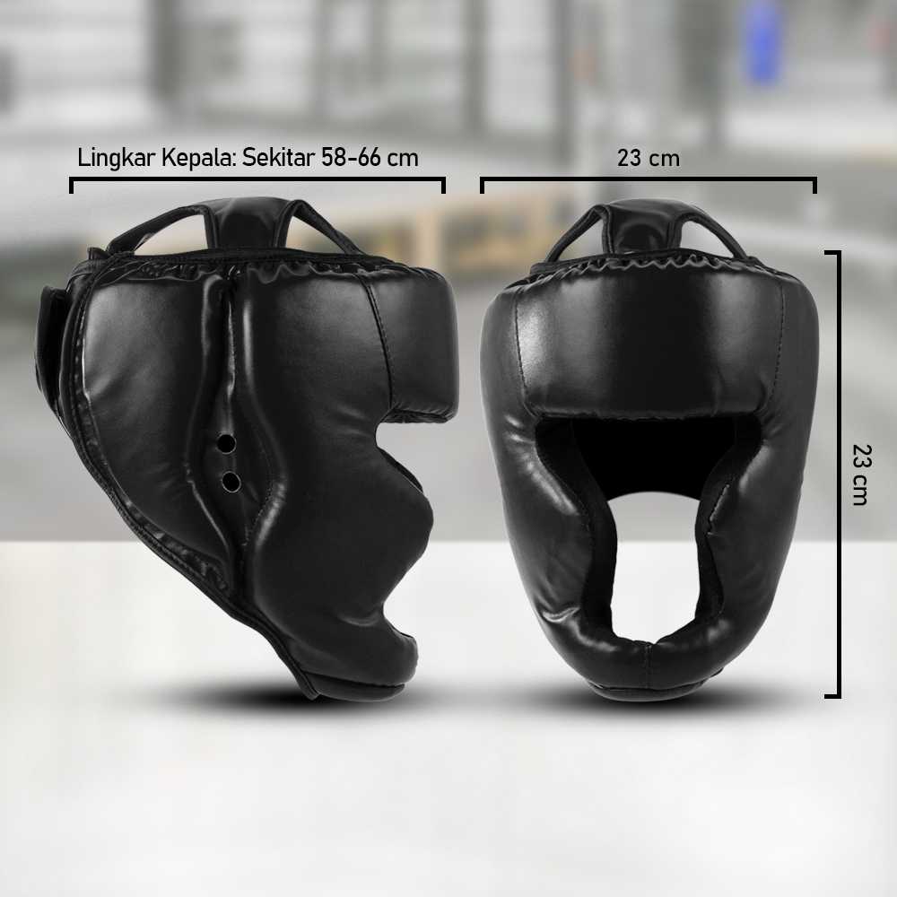 KANXEX Helm Tinju Sanda Pelindung Kepala Adult - WSD-2005