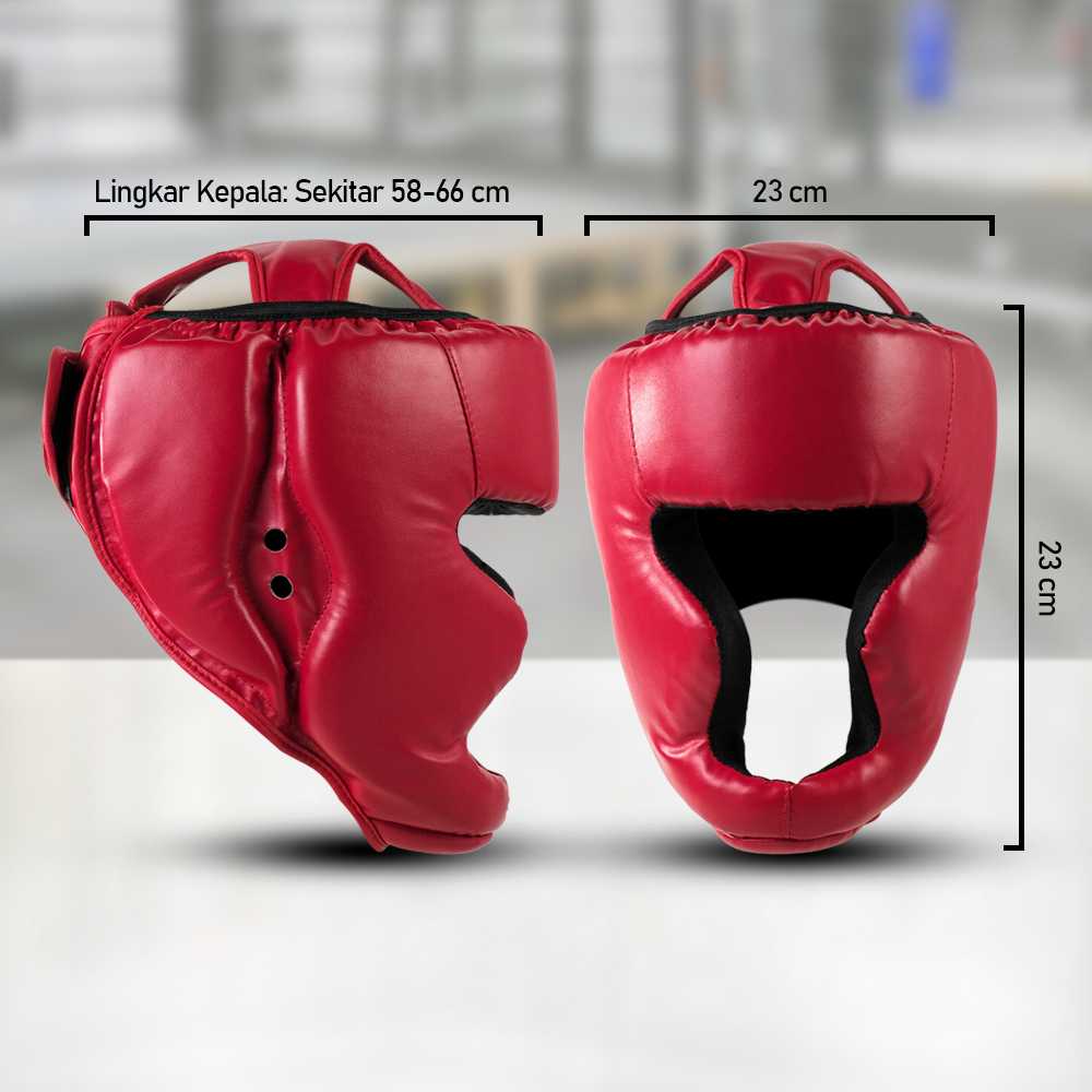 KANXEX Helm Tinju Sanda Pelindung Kepala Adult - WSD-2005