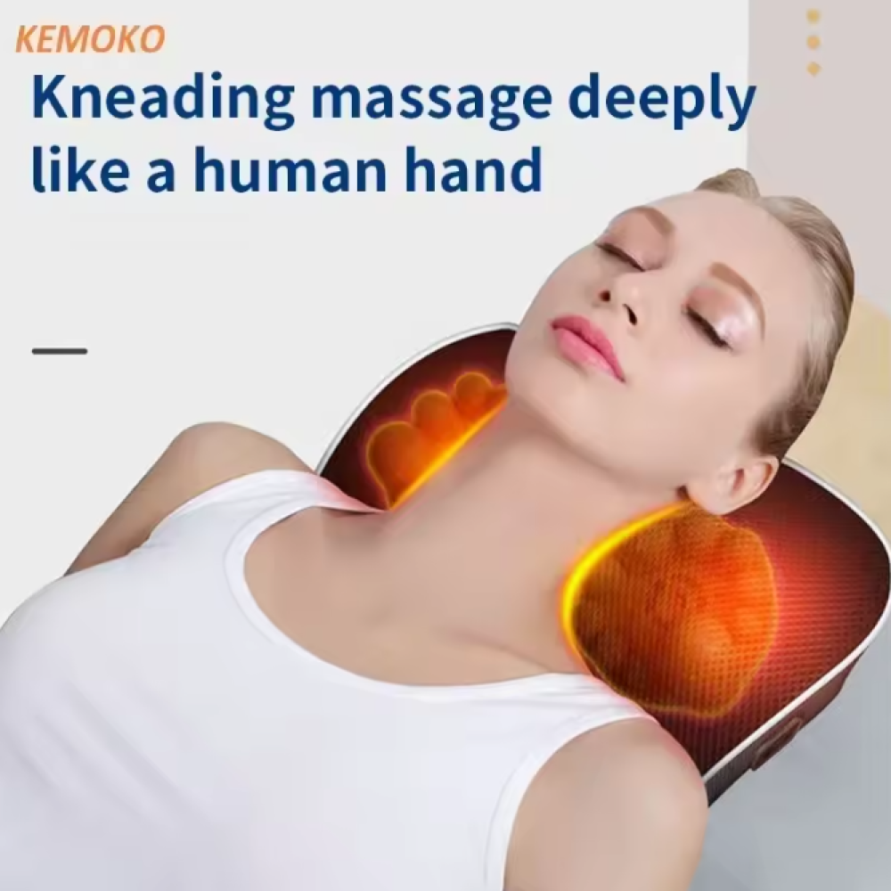 KEMOKO Bantal Pijat Leher Infrared Neck Shoulder Massage Pillow - R7-1GPB