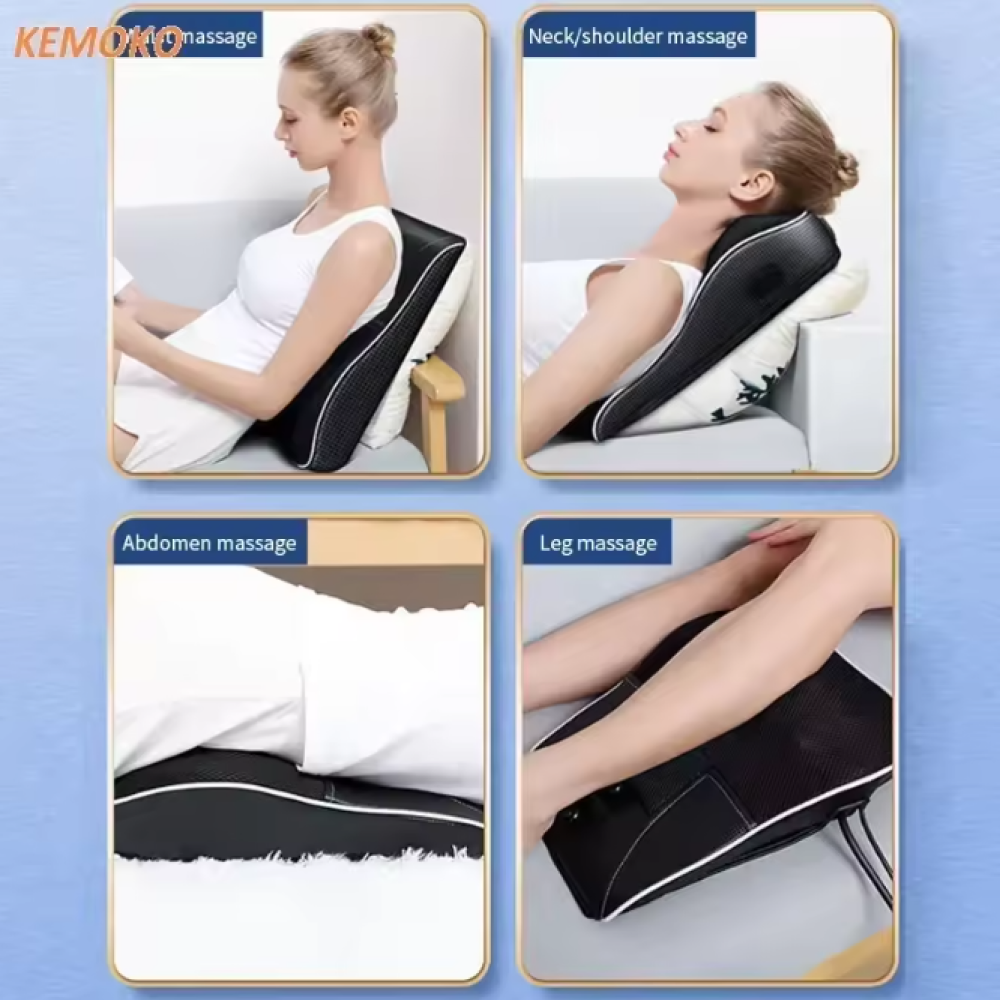 KEMOKO Bantal Pijat Leher Infrared Neck Shoulder Massage Pillow - R7-1GPB