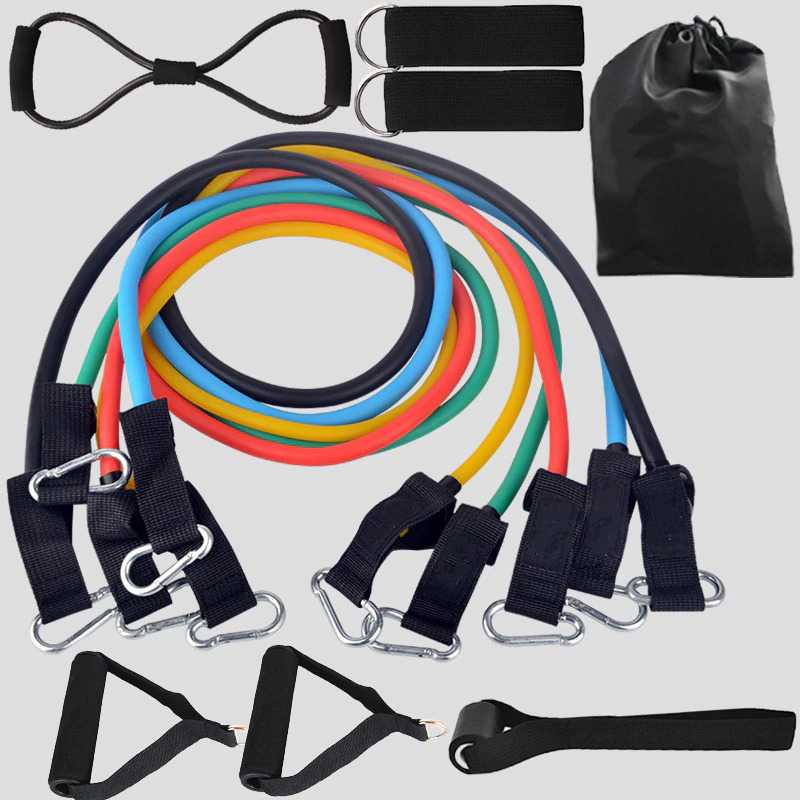 KFK Tali Stretching Resistance Band Pilates Yoga 12PCS 150LBS - GCT395