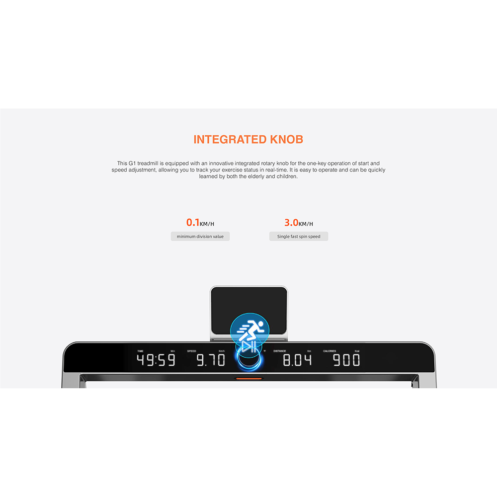 Kingsmith WalkingPad G1 Treadmill Elektrik Foldable Smart LED Display - TRG1F