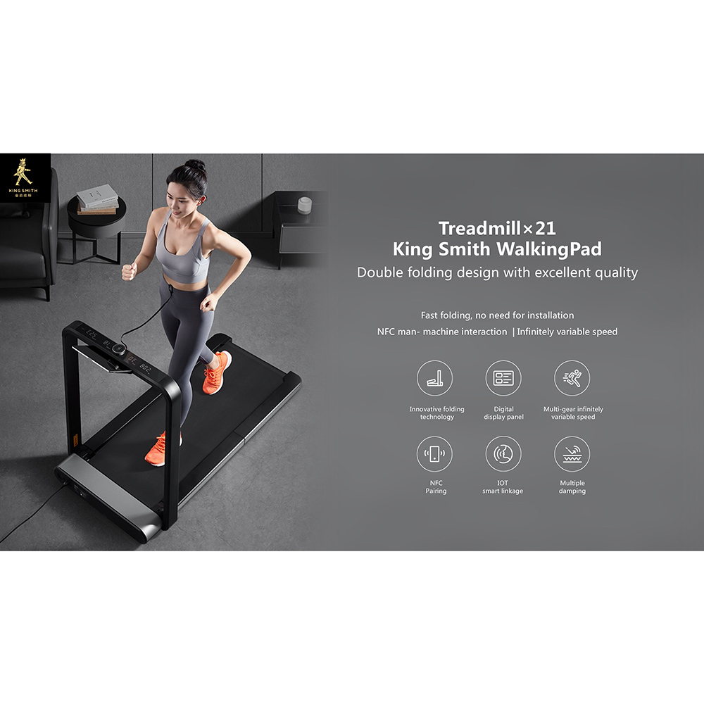 Kingsmith WalkingPad X21 Treadmill Elektrik Smart NFC LED Display - TRX21F