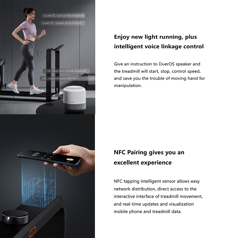 Kingsmith WalkingPad X21 Treadmill Elektrik Smart NFC LED Display - TRX21F