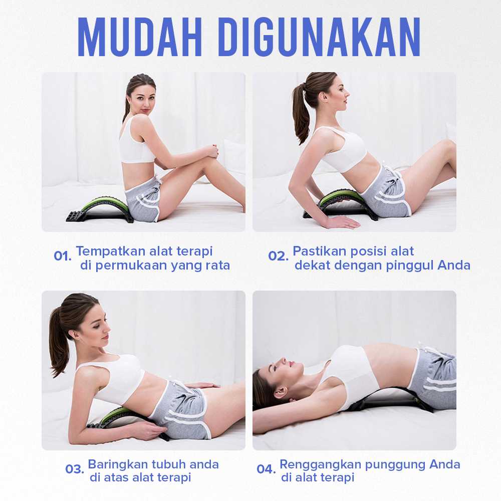 KKHealthy Alat Terapi Punggung Magnet Lumbar Spinal Support Relax - D869