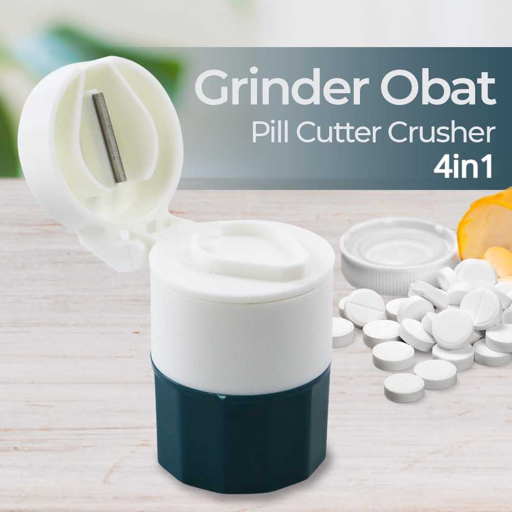 KuZHEN Grinder Obat Tablet Pill Cutter Crusher 4in1 - LST-25