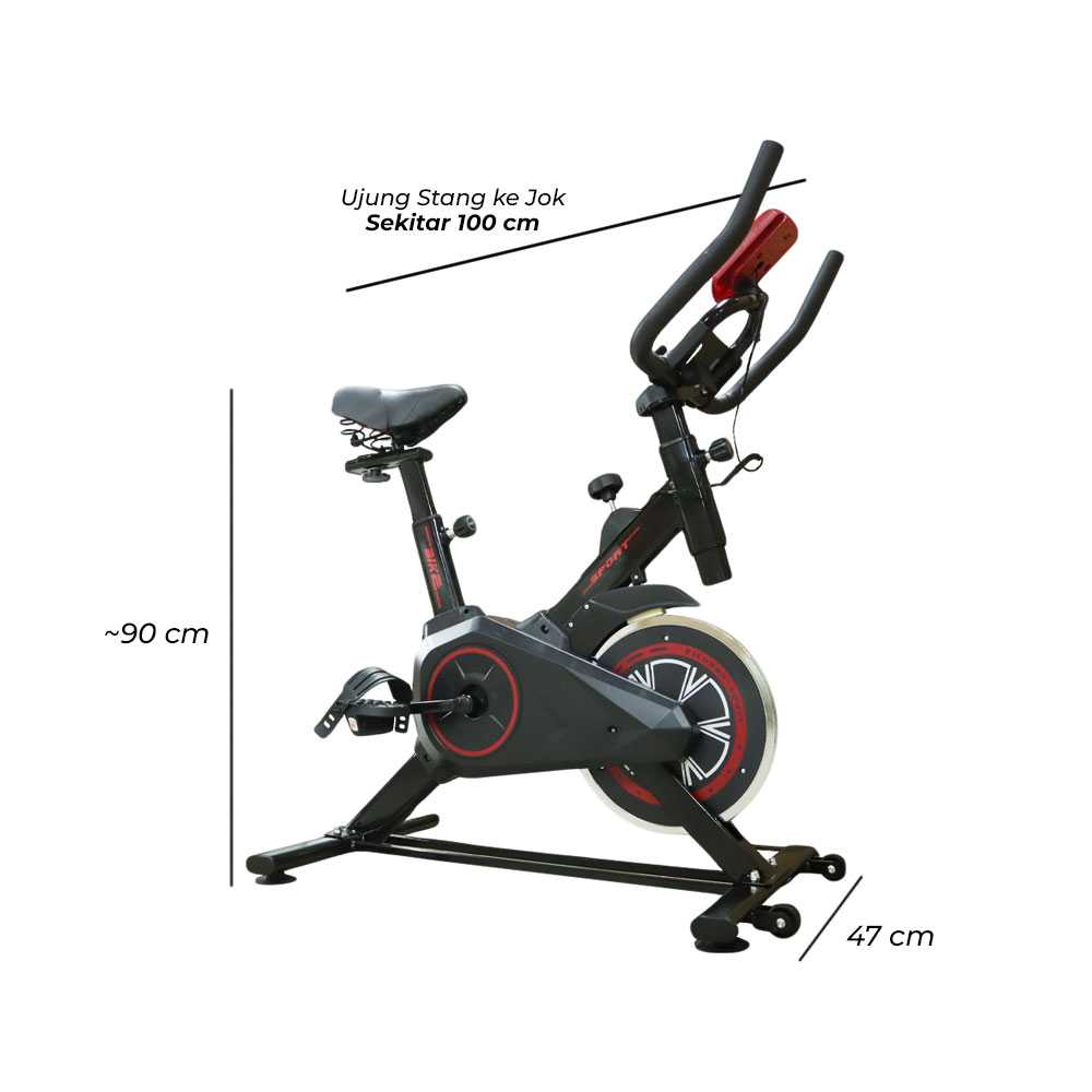 L-Felton Sepeda Statis Spinning Bicycle Exercise Indoor Gym Bike - LF110