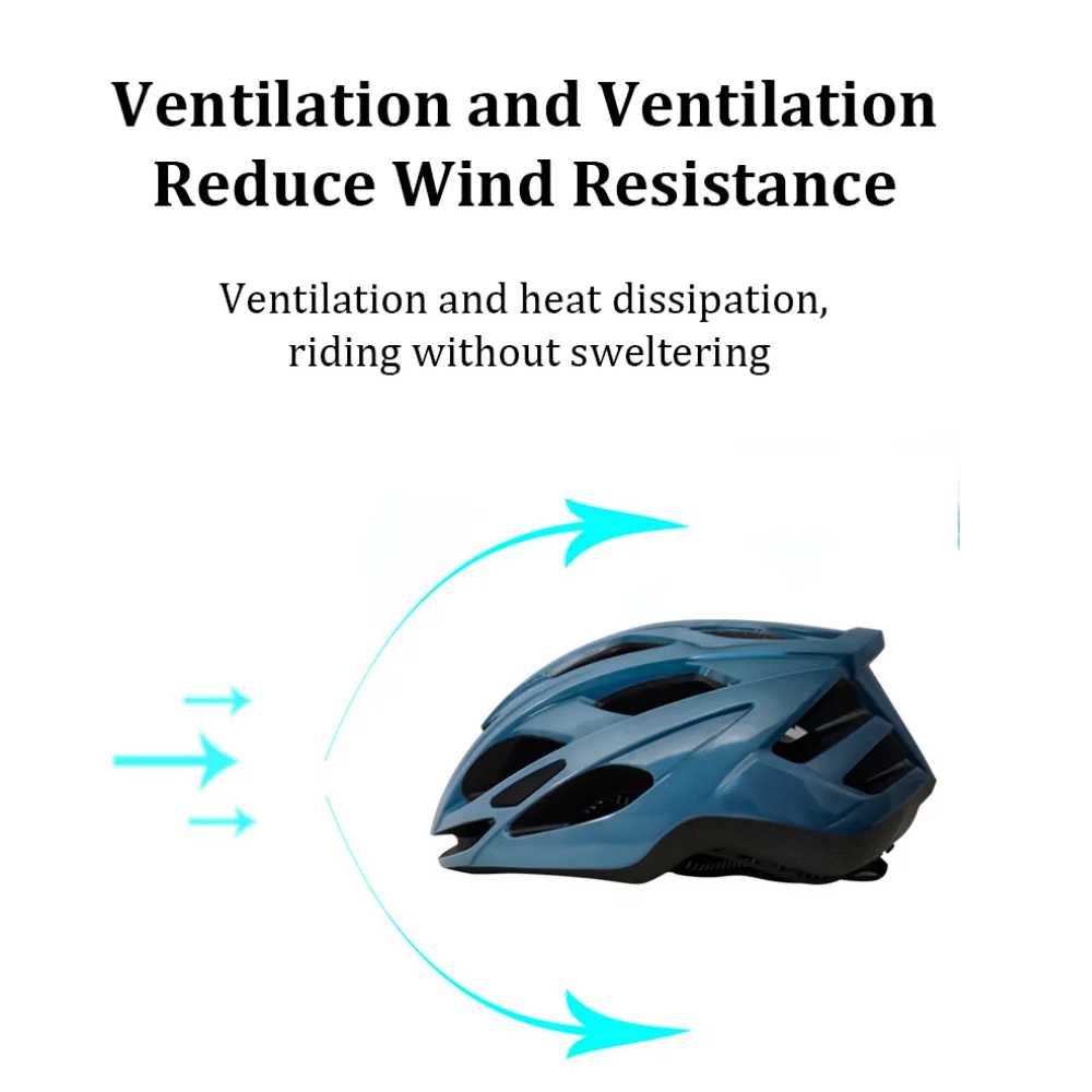 Lamgool Helm Sepeda Scooter Ultralight Breathable with Tail light - BK-4
