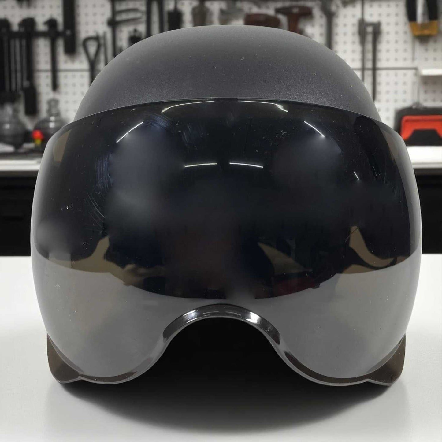Lamgool Helm Sepeda Skuter Retro Motorcycle Helmet with Visor - LG-20