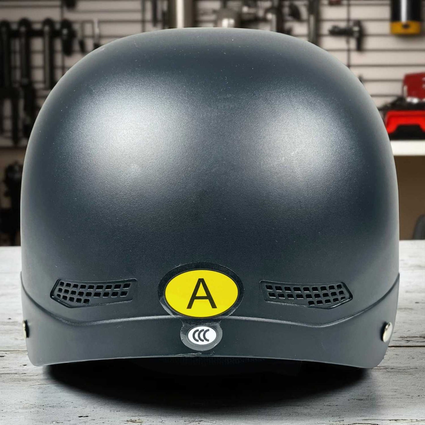 Lamgool Helm Sepeda Skuter Retro Motorcycle Helmet with Visor - LG-20