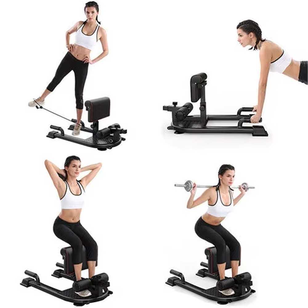 MIKING Sissy Squat Machine Alat Gym Fitness Workout - C-D25