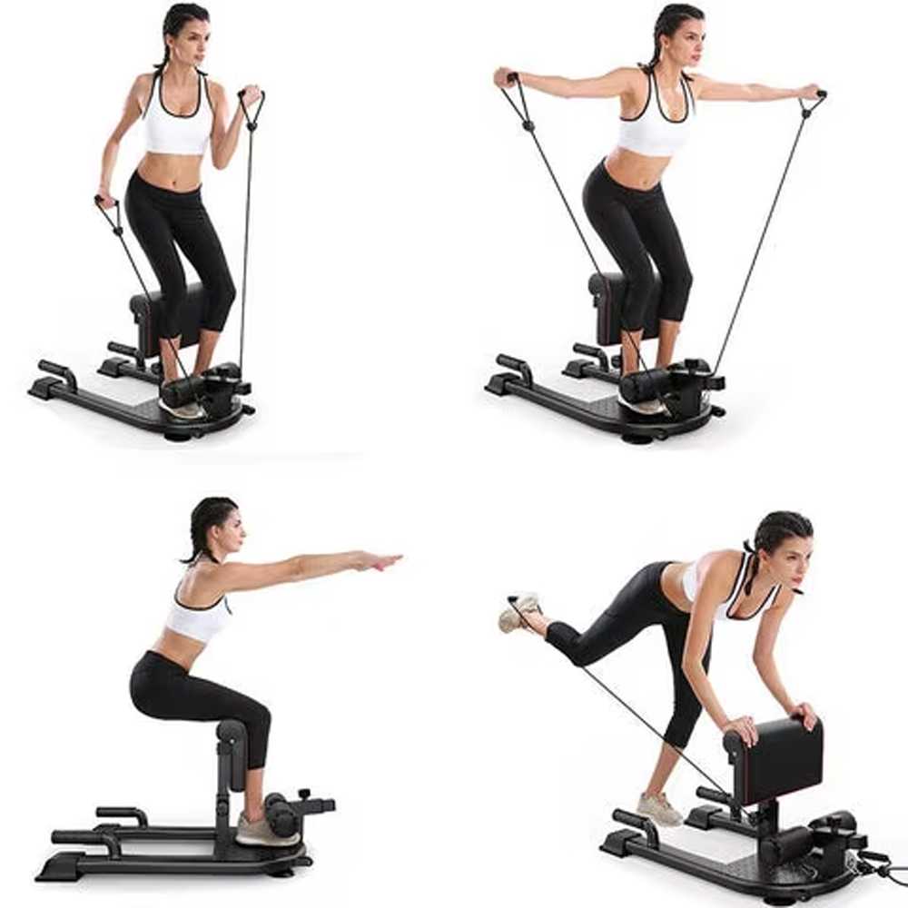 MIKING Sissy Squat Machine Alat Gym Fitness Workout - C-D25