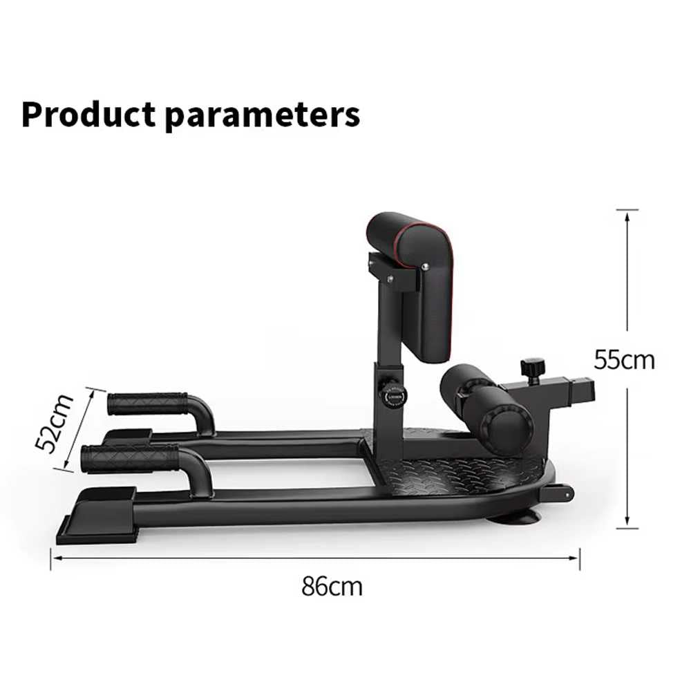 MIKING Sissy Squat Machine Alat Gym Fitness Workout - C-D25