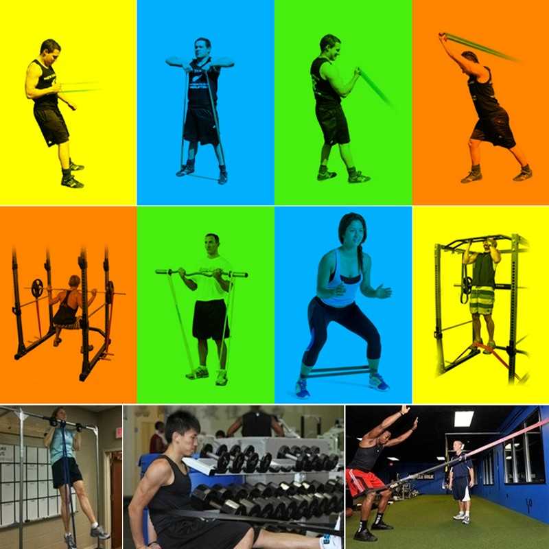 TaffSPORT Tali Lateks Olahraga Pull Up Resistance Band Fitness Workout - Y66OR