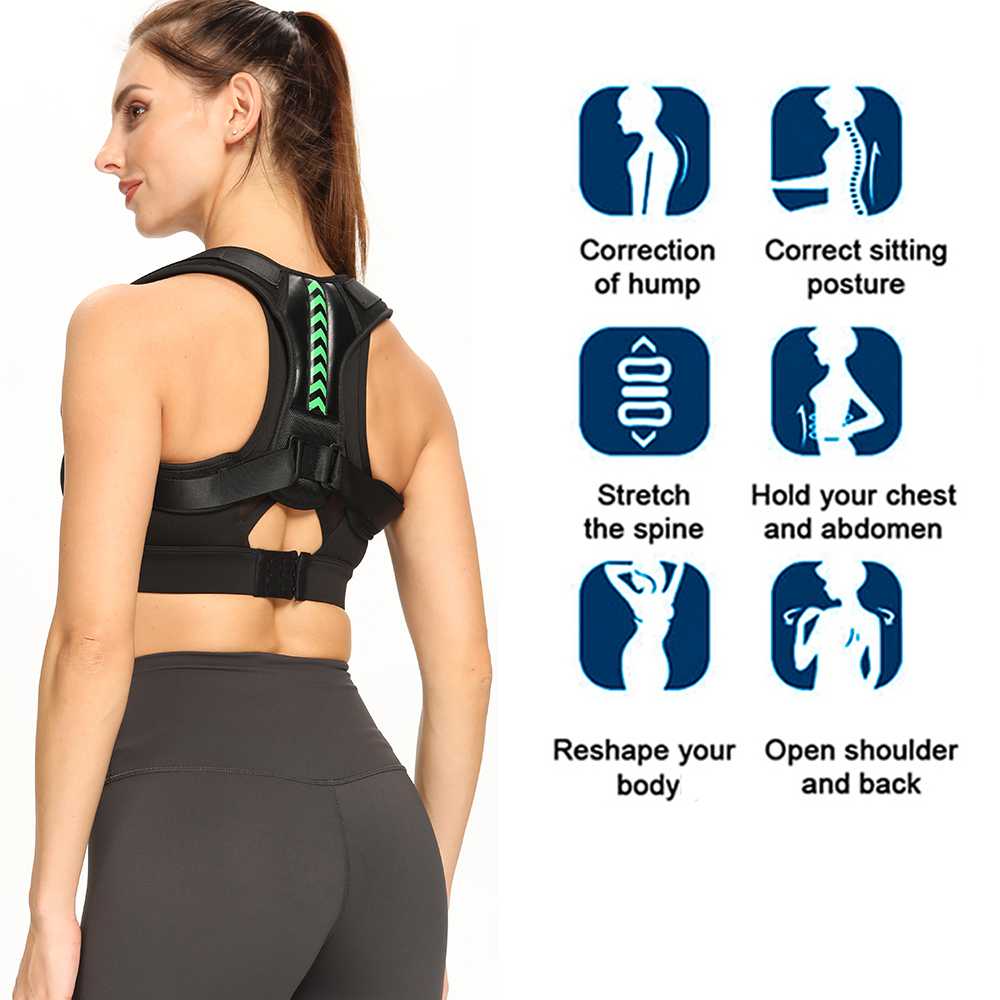 LINGPENG Alat Terapi Punggung Korektor Penegak Postur Breathable - LING-01